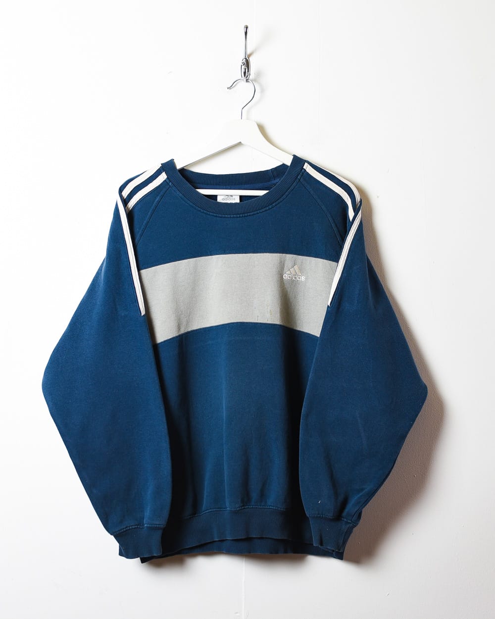 Navy Adidas Sweatshirt - Large