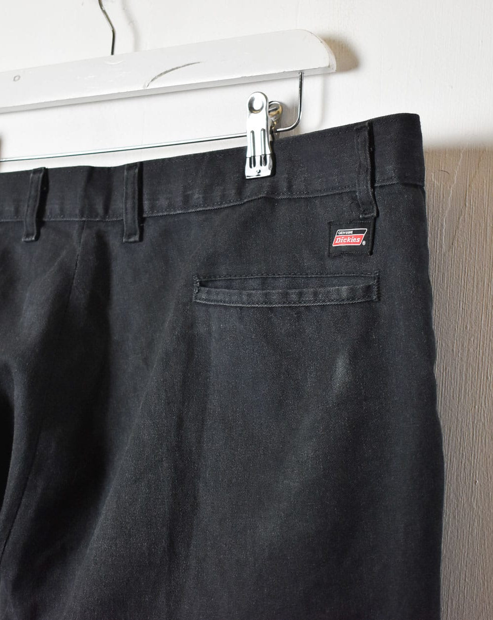 Black Dickies Relaxed Fit Cargo Trousers - W41 L30