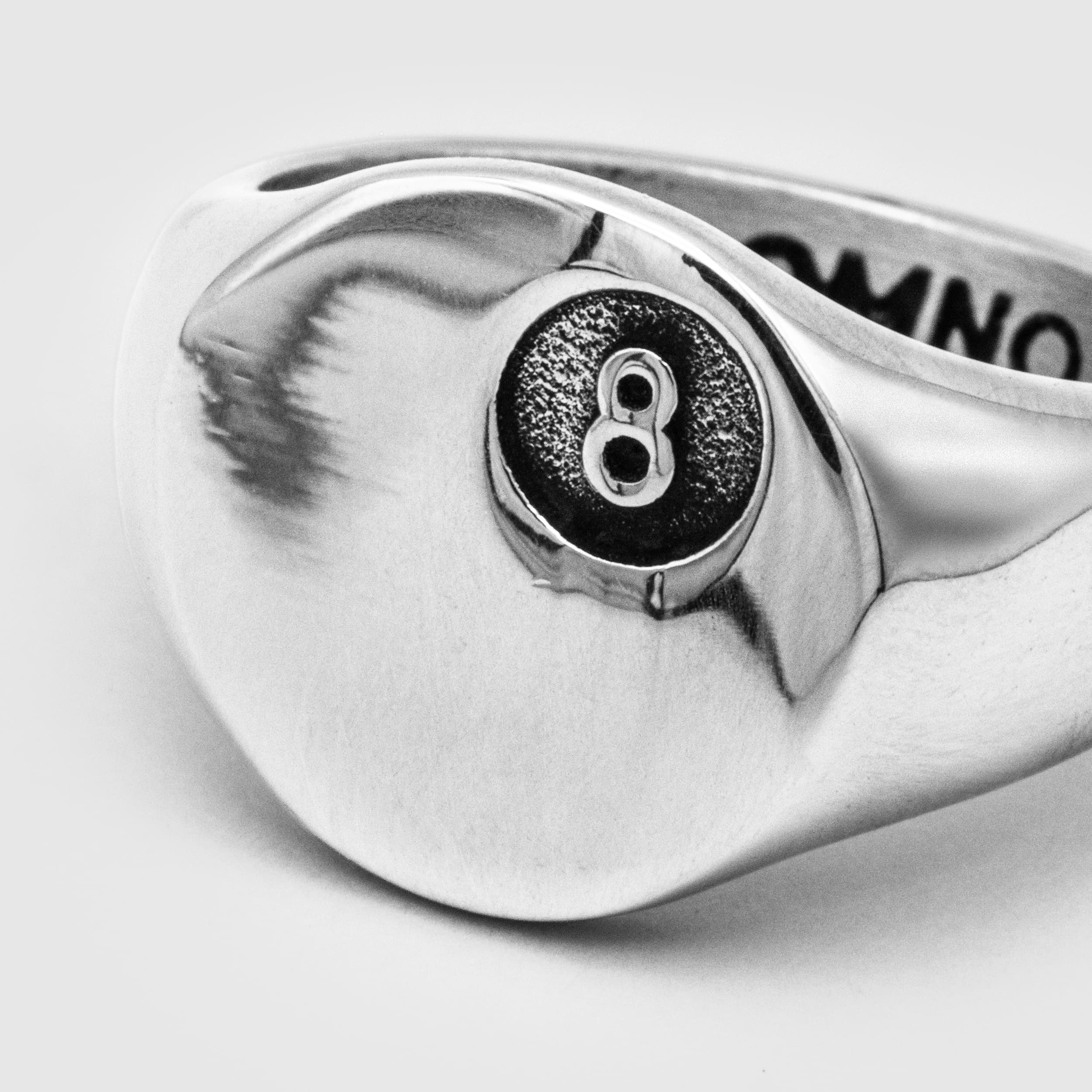 Minimal 8 Ball Ring - Domno Vintage