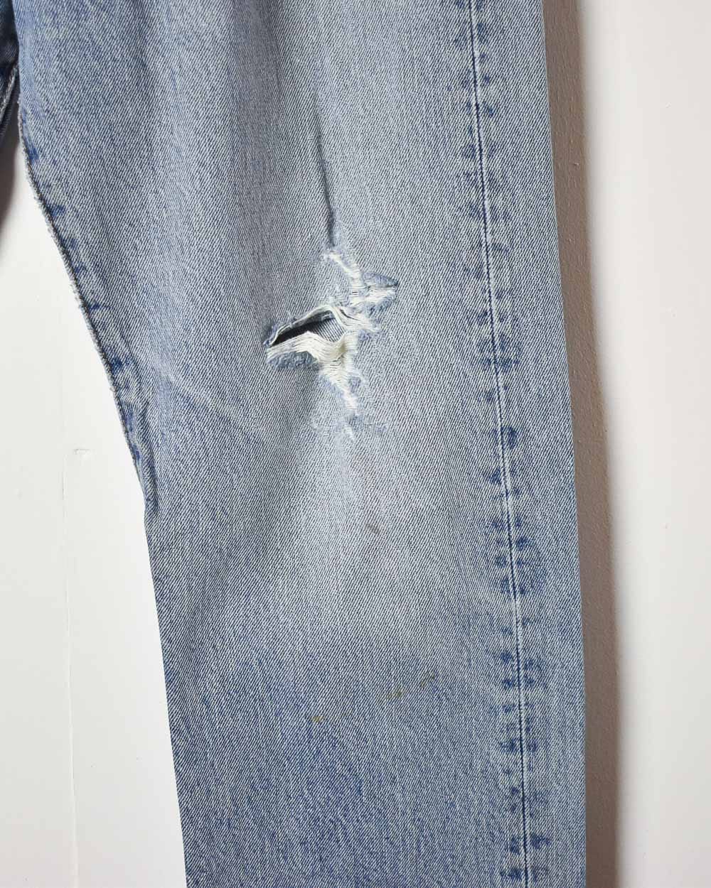 Blue Levi's Distressed 501 Jeans - W34 L30