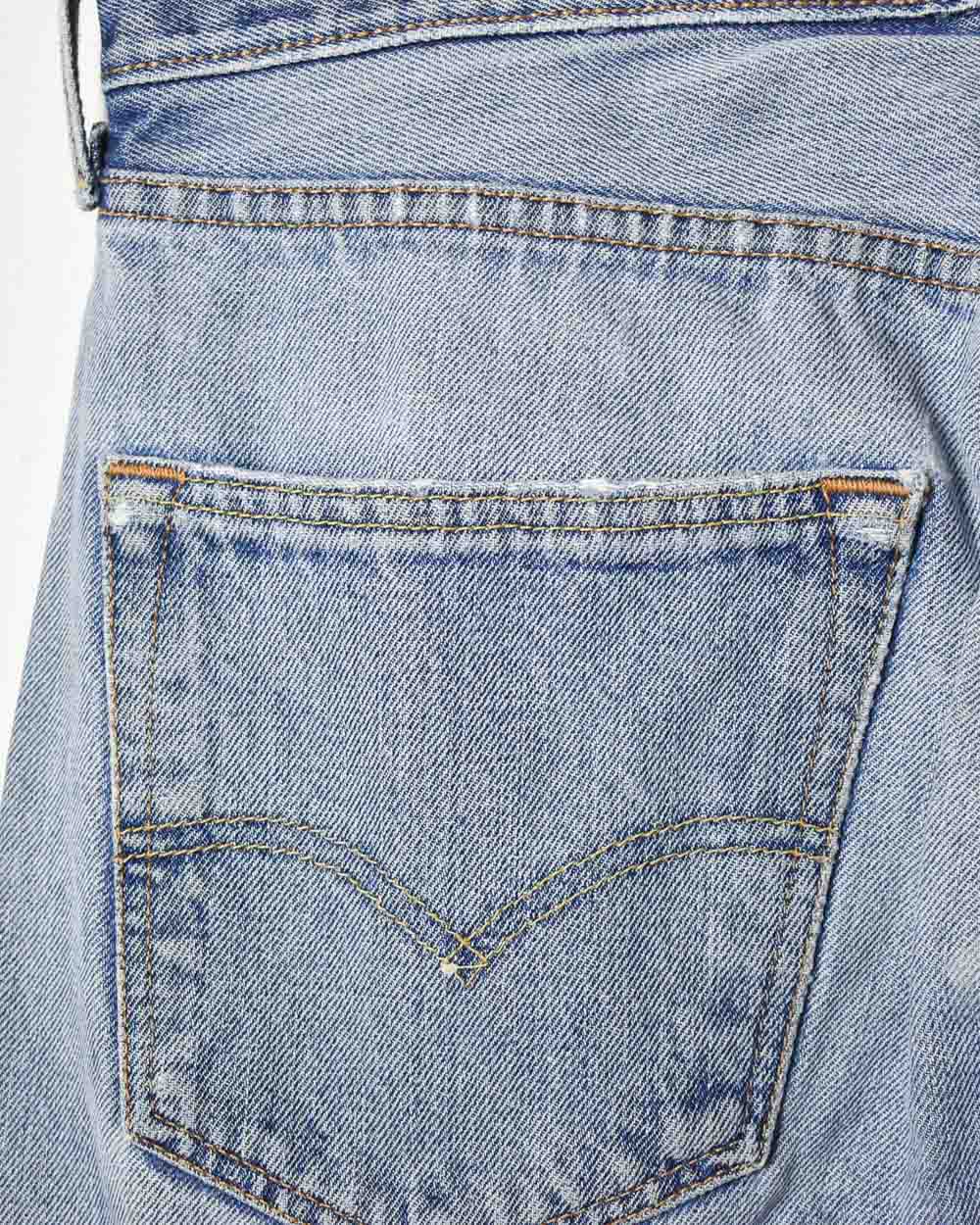 Blue Levi's Distressed 501 Jeans - W34 L30