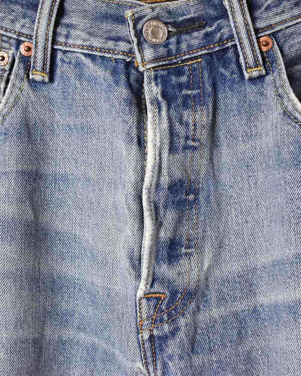 Blue Levi's Distressed 501 Jeans - W34 L30