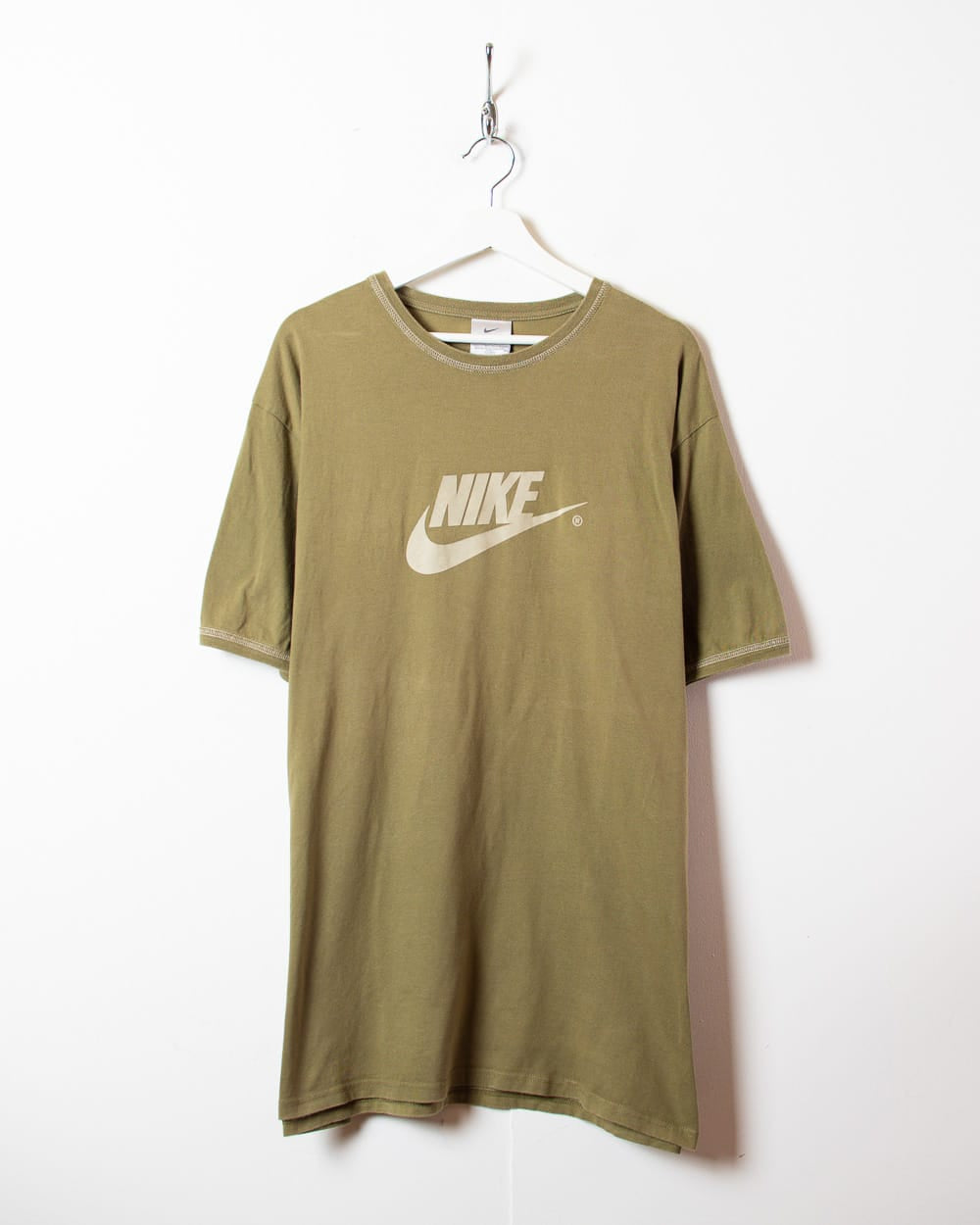 Khaki Nike T-Shirt - X-Large