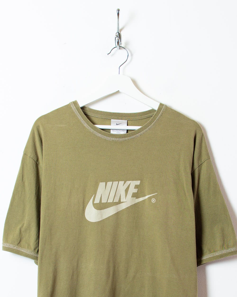 Khaki Nike T-Shirt - X-Large