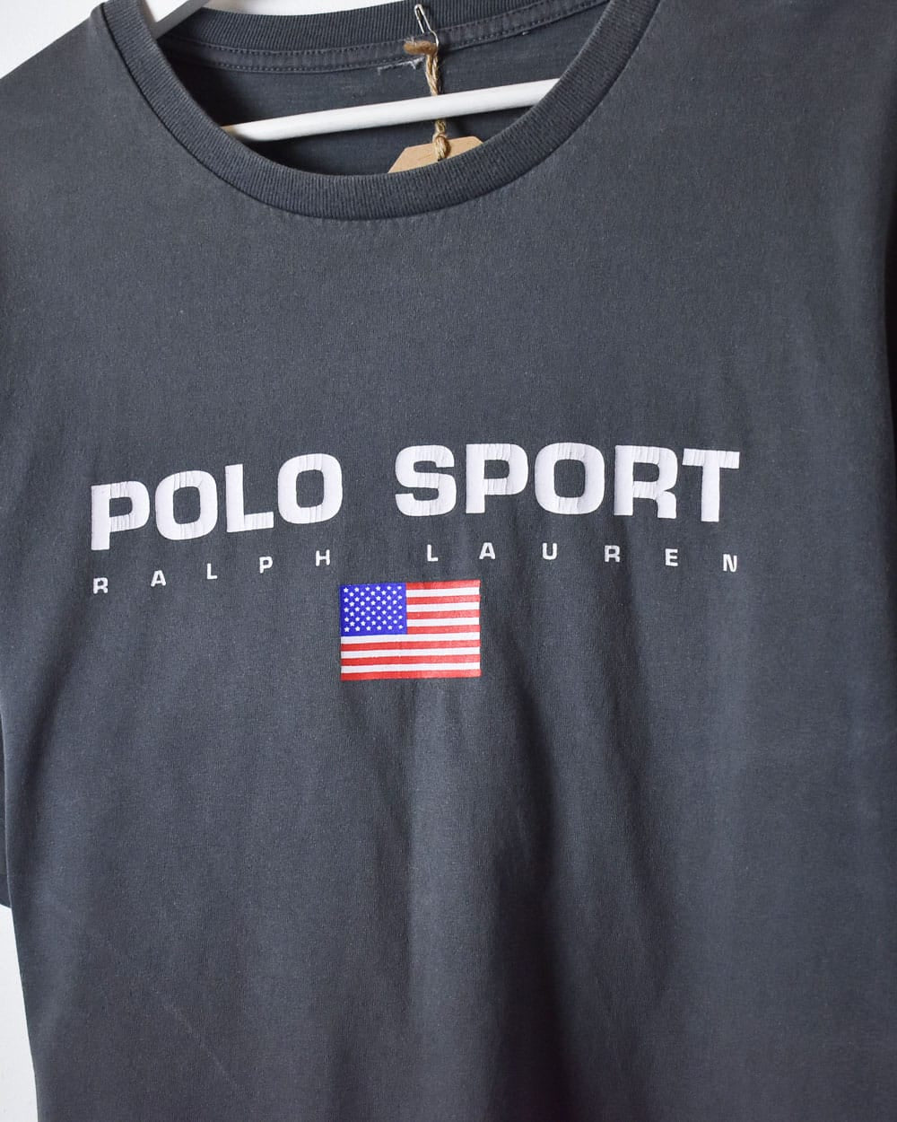 Grey Polo Sport Ralph Lauren T-Shirt - Large