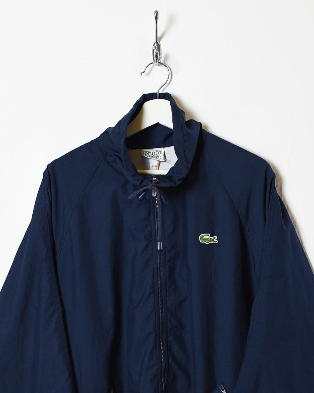 Navy Lacoste Sport Windbreaker Jacket - X-Large