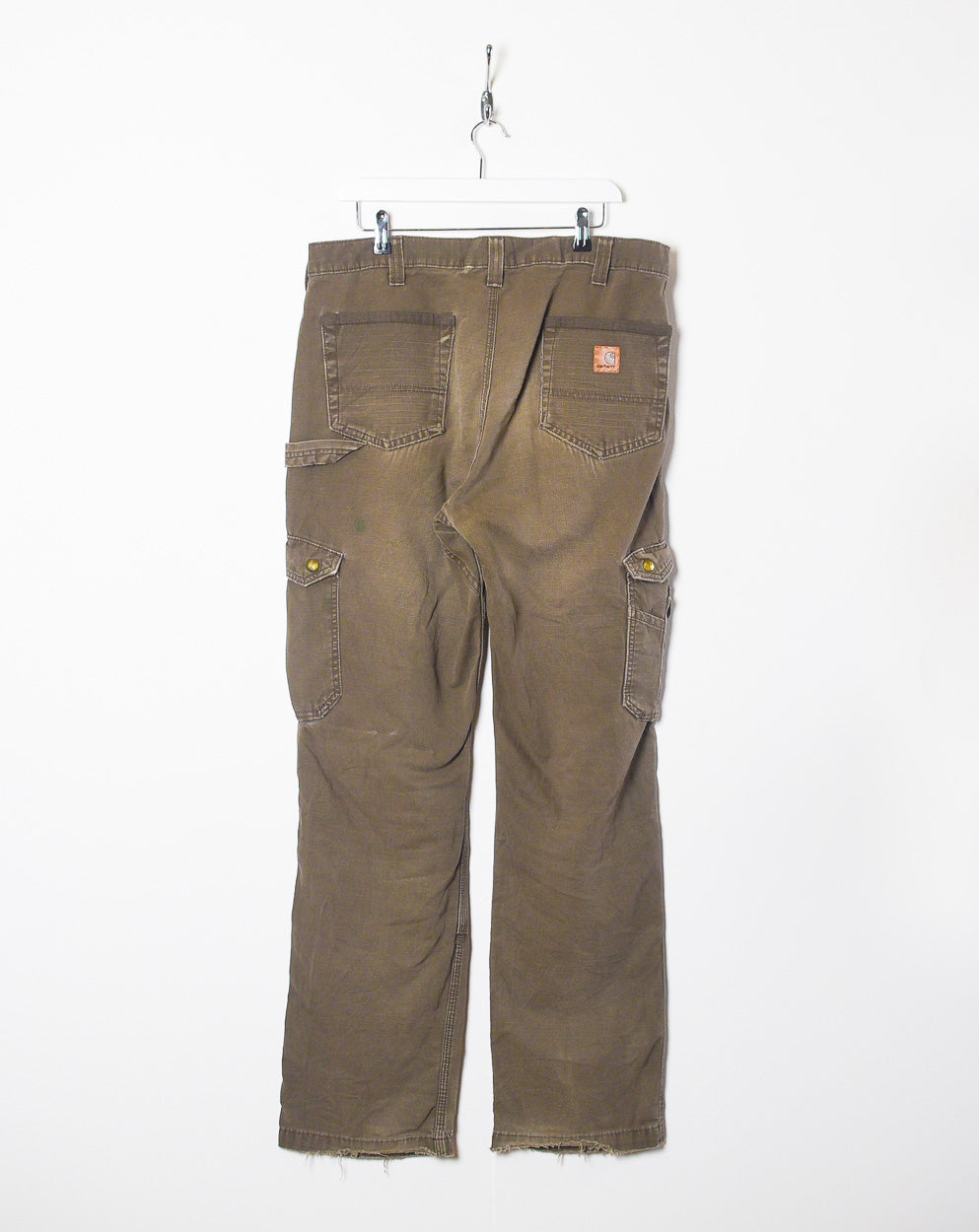 Brown Carhartt Carpenter Cargo Jeans - W36 L34