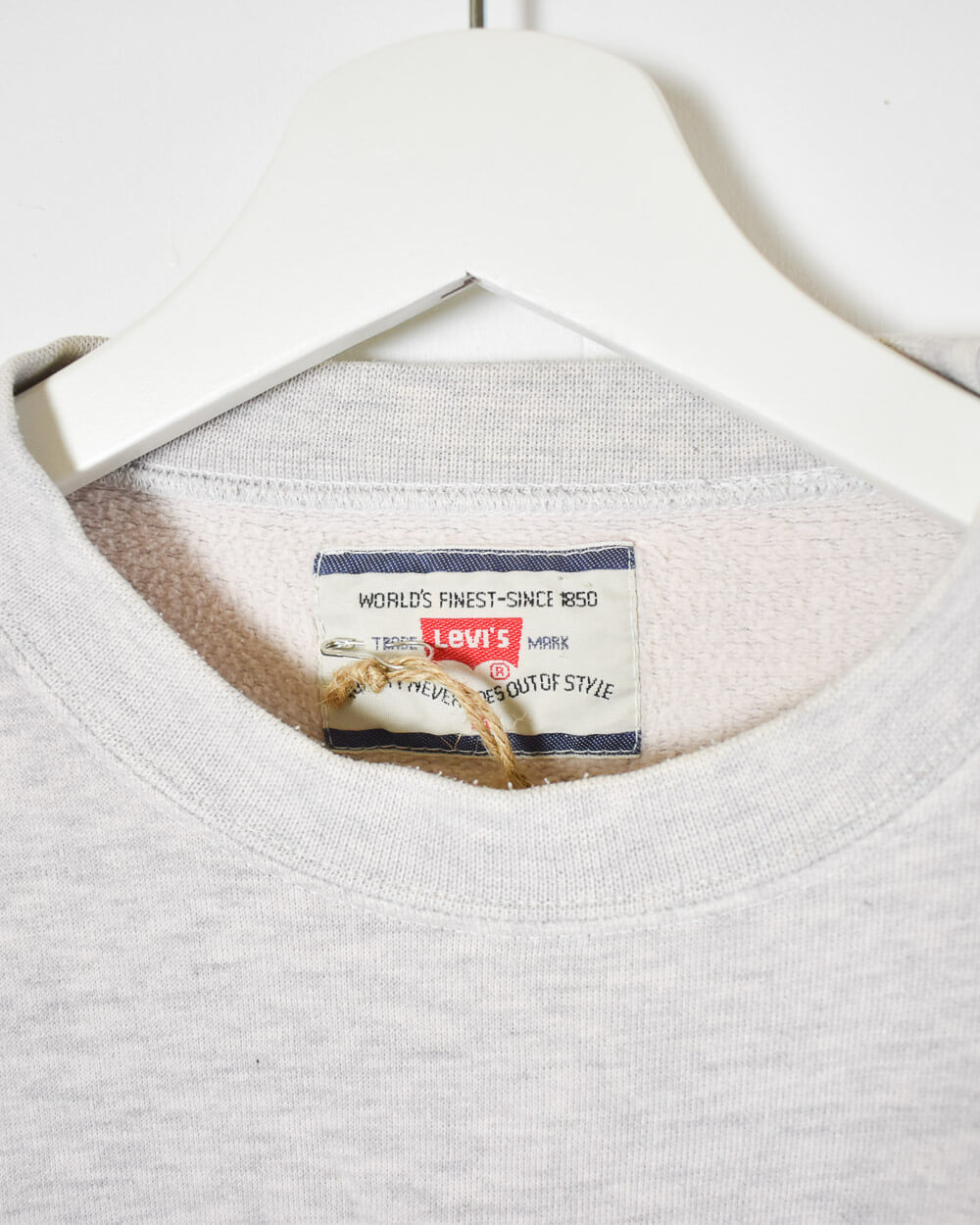 Stone Levi Strauss & Co America's Original Jeans Sweatshirt - Small