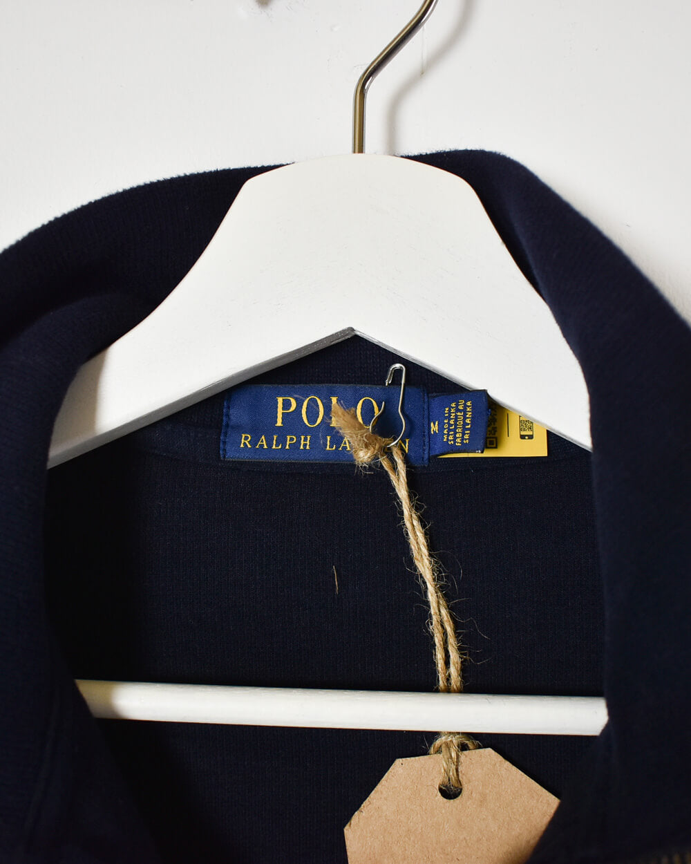 Navy Ralph Lauren Polo 1/4 Zip Sweatshirt - Medium