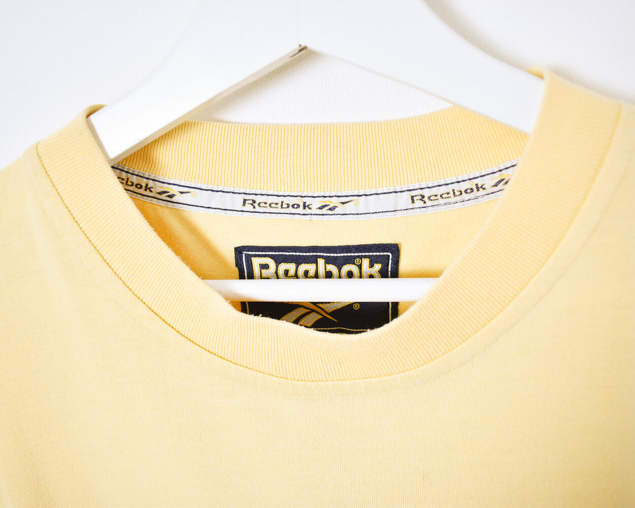 Yellow Reebok T-Shirt - Large