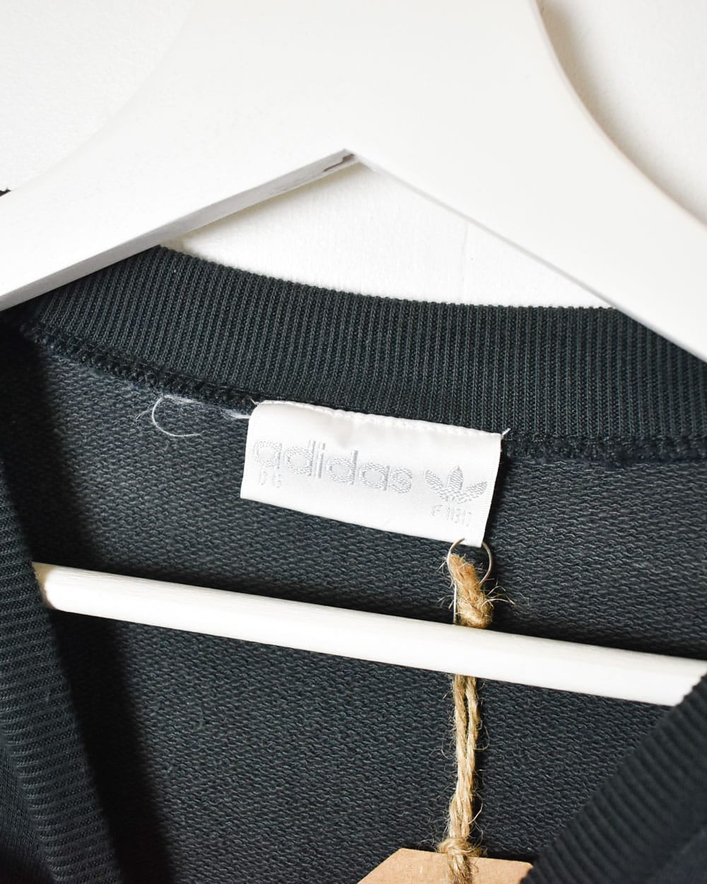 Black Adidas Asking For Quality Sweatshirt - Medium