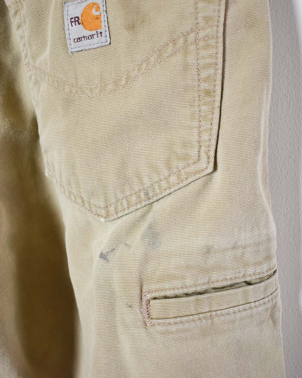 Khaki Carhartt FR Carpenter Jeans - W32 L31