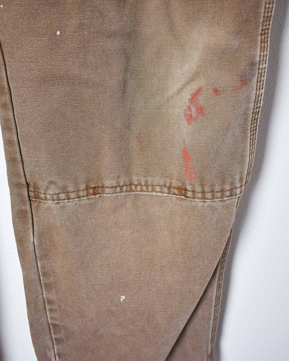 Brown Dickies Double Knee Carpenter Jeans - W36