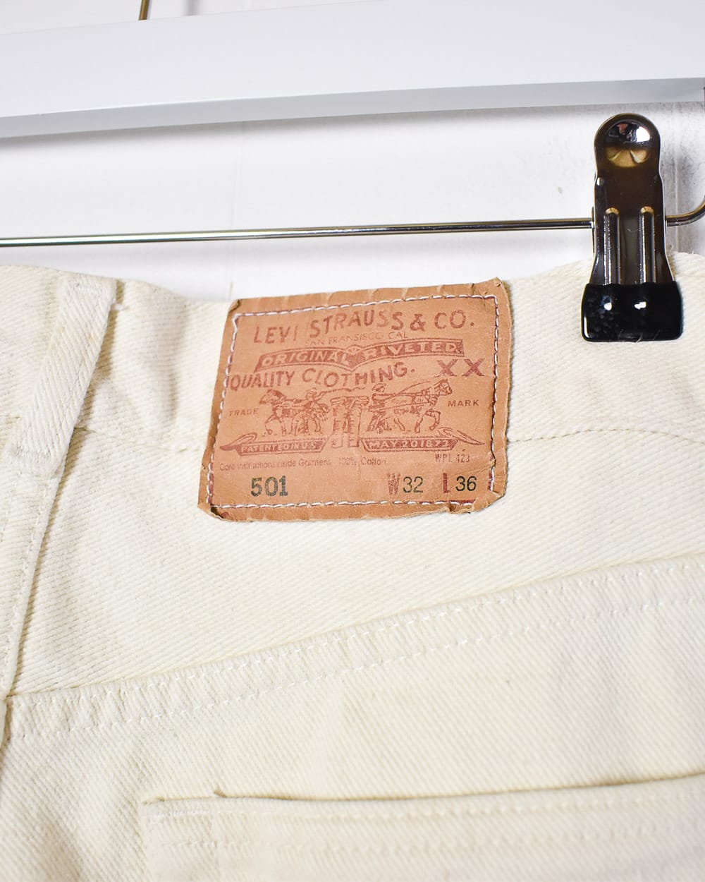 Neutral Levi's USA 501 Jeans - W32 L36