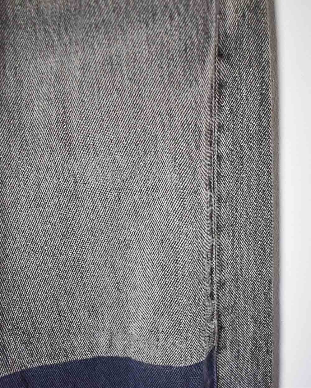 Grey Levi's USA 501 Double Knee Jeans - W32 L32
