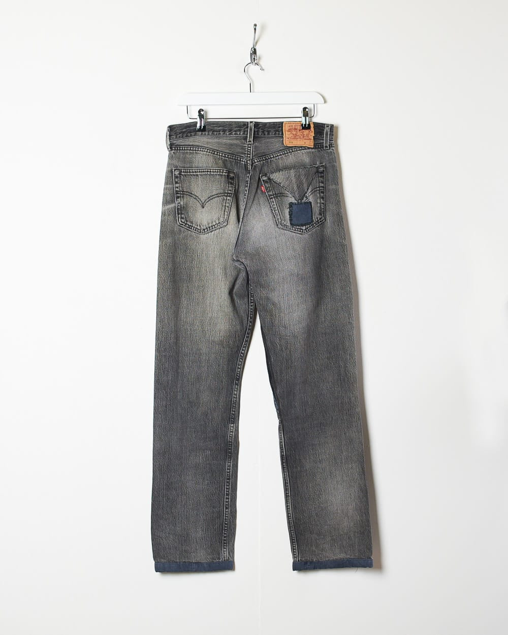 Grey Levi's USA 501 Double Knee Jeans - W32 L32