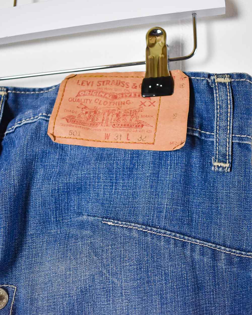 Blue Levi's USA 501 Jeans - W31 L36
