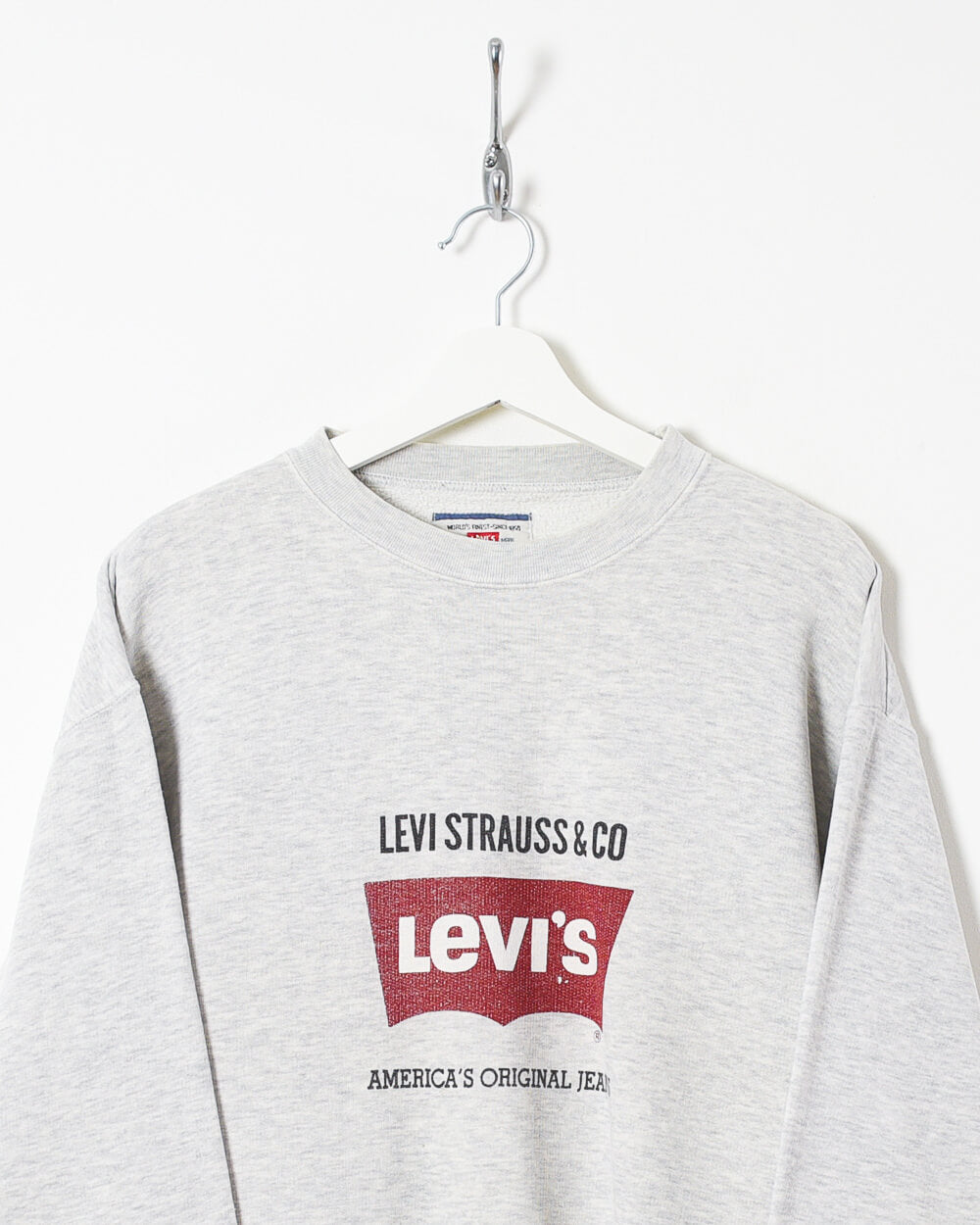 Stone Levi Strauss & Co America's Jeans Sweatshirt - Large