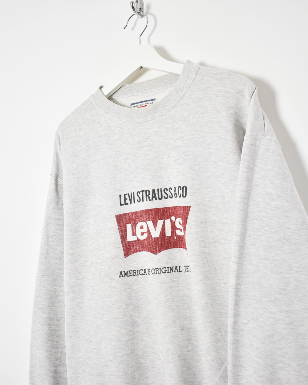 Stone Levi Strauss & Co America's Jeans Sweatshirt - Large
