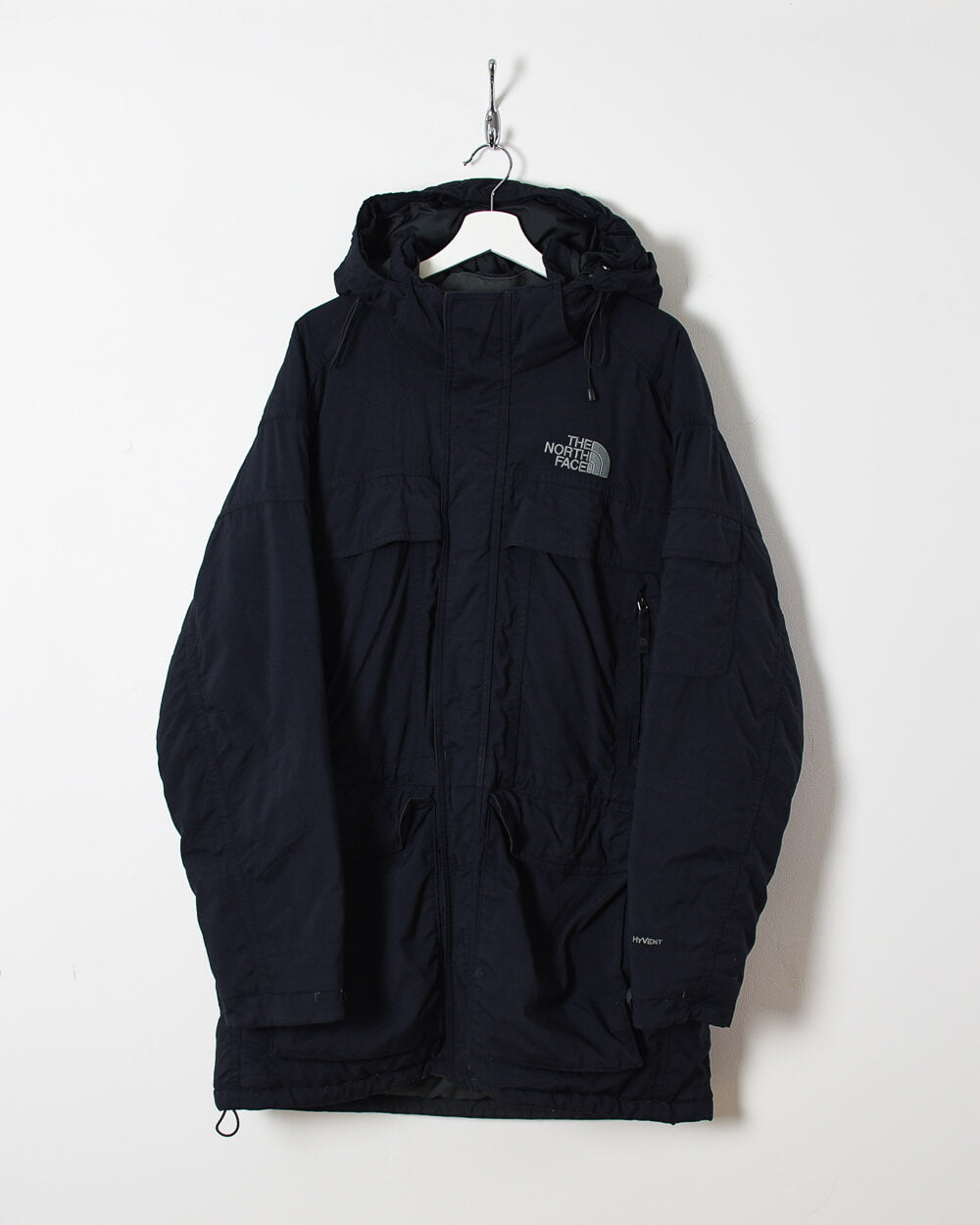 Black The North Face Hooded Parka Jacket - Large