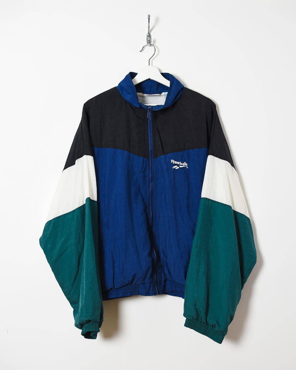 Navy Reebok Windbreaker Jacket - Large
