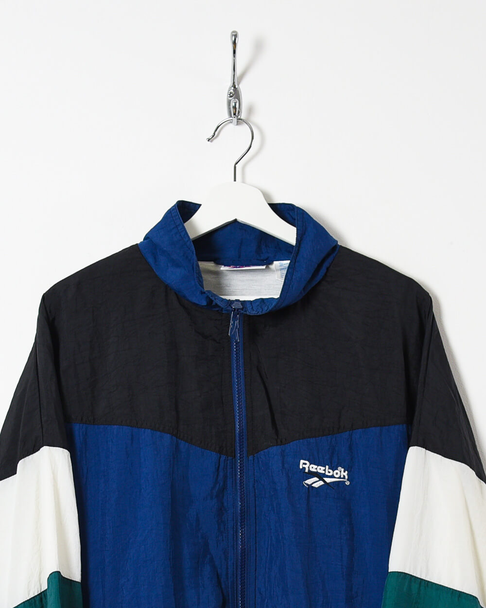 Navy Reebok Windbreaker Jacket - Large