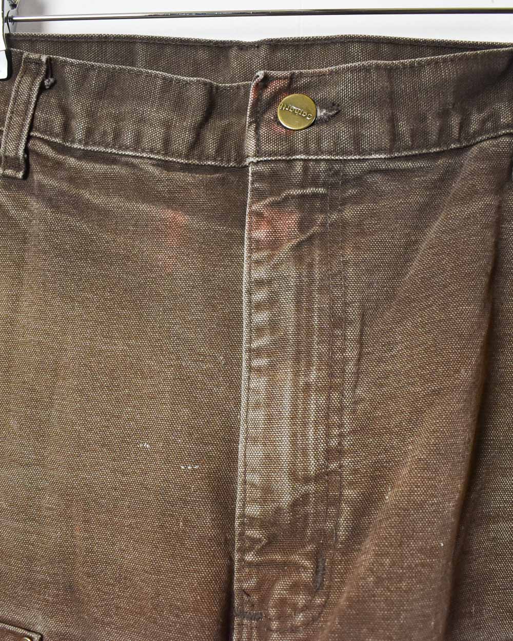 Brown Carhartt Double Knee Carpenter Jeans - W36