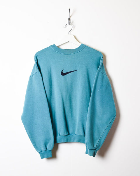 uitlijning klauw roekeloos Vintage 90s Blue Nike Sweatshirt - X-Small Cotton– Domno Vintage