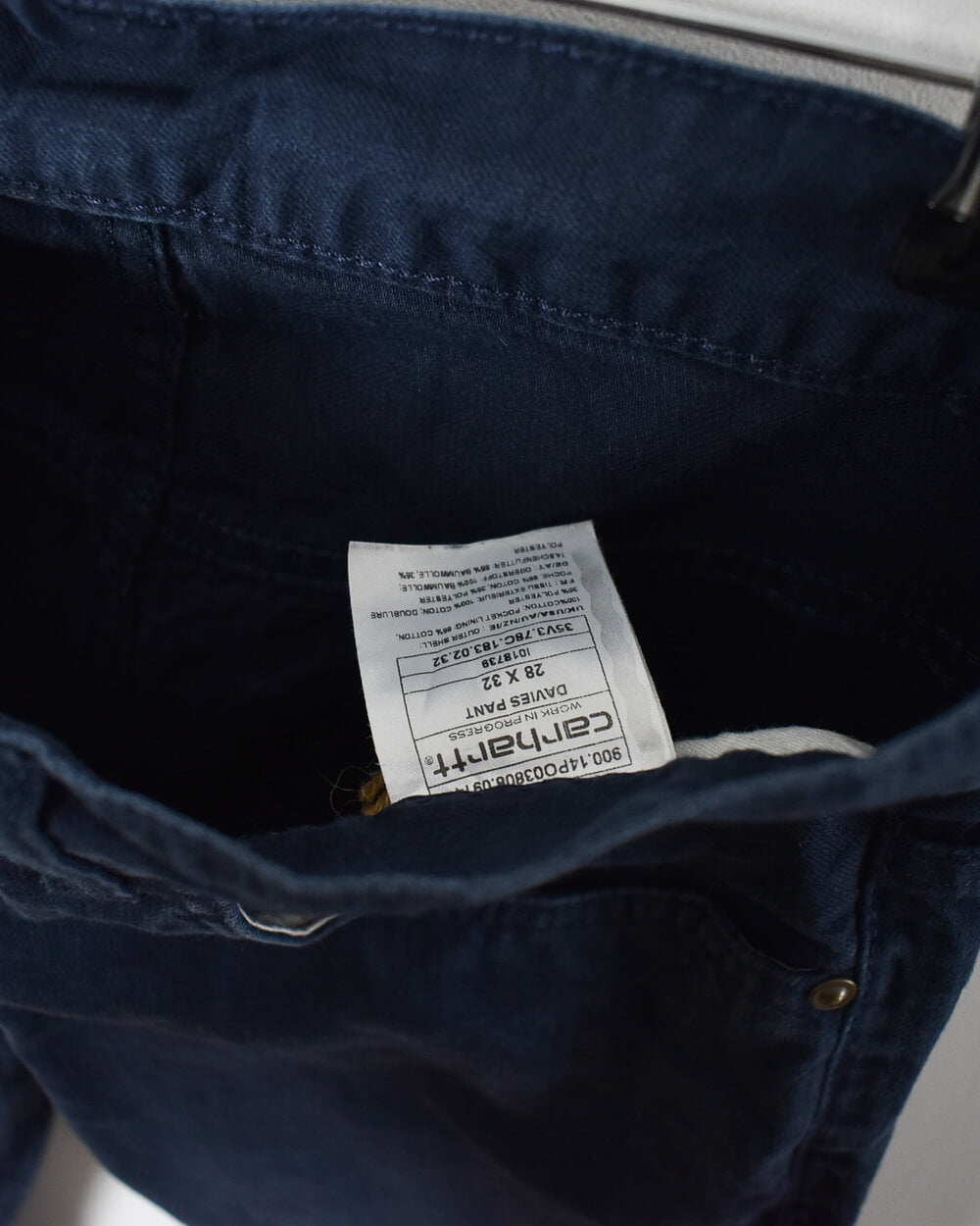 Navy Carhartt Jeans - W28 L31