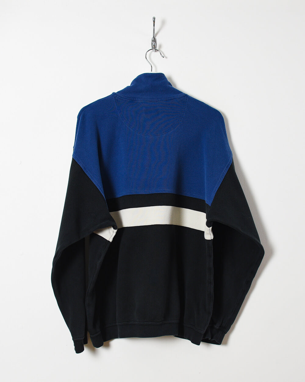 Black Chemise Lacoste 1/4 Zip Sweatshirt - Large