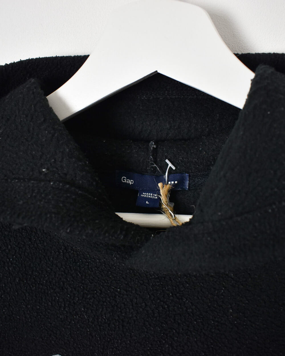 Black Gap Fleece Hoodie - Large