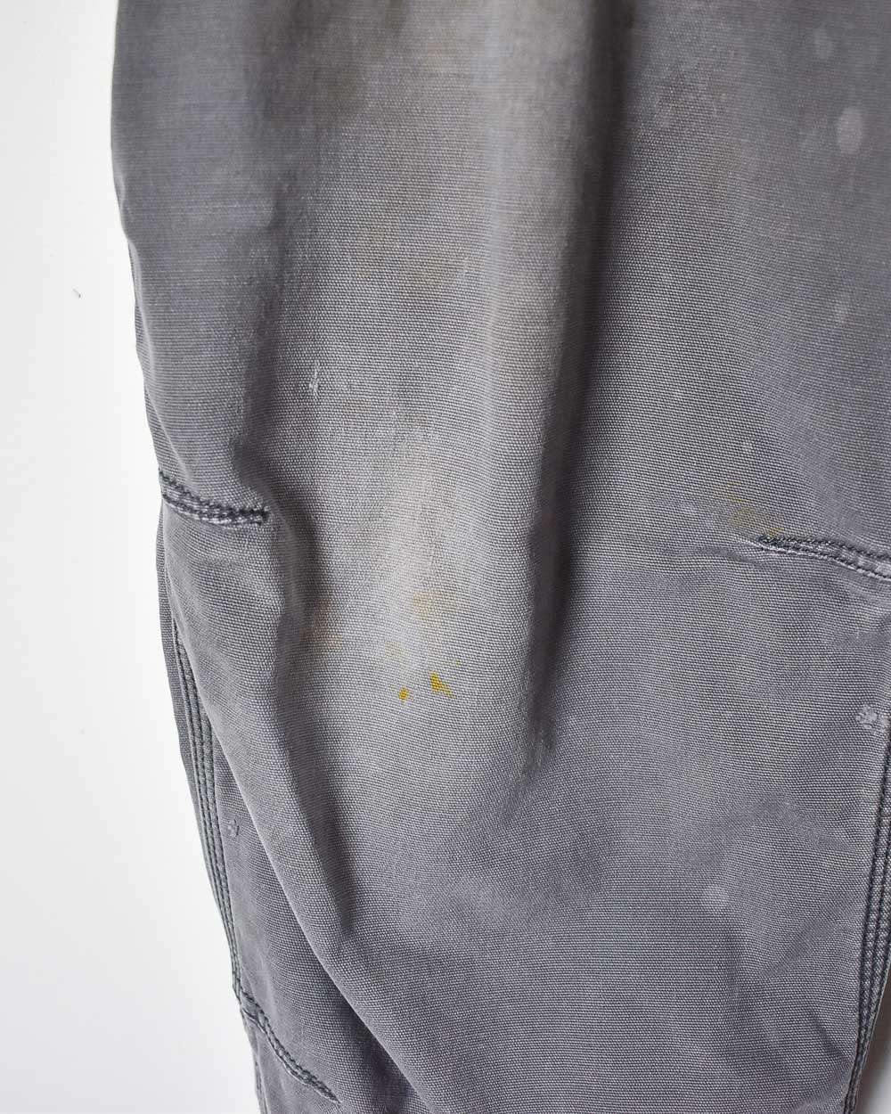 Grey Carhartt Double Knee Carpenter Jeans - W40 L30