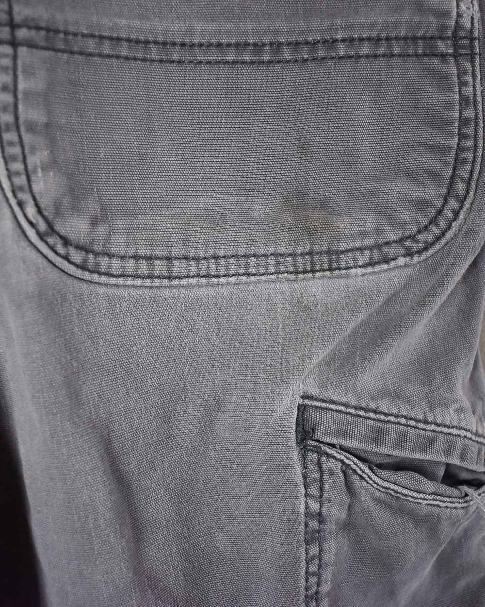 Grey Carhartt Double Knee Carpenter Jeans - W40 L30