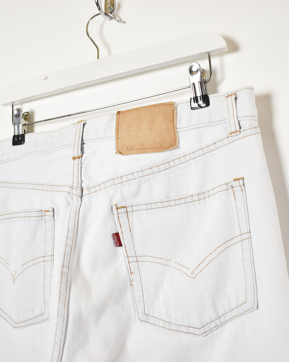 White Levi's Bleached Jeans - W34 L34