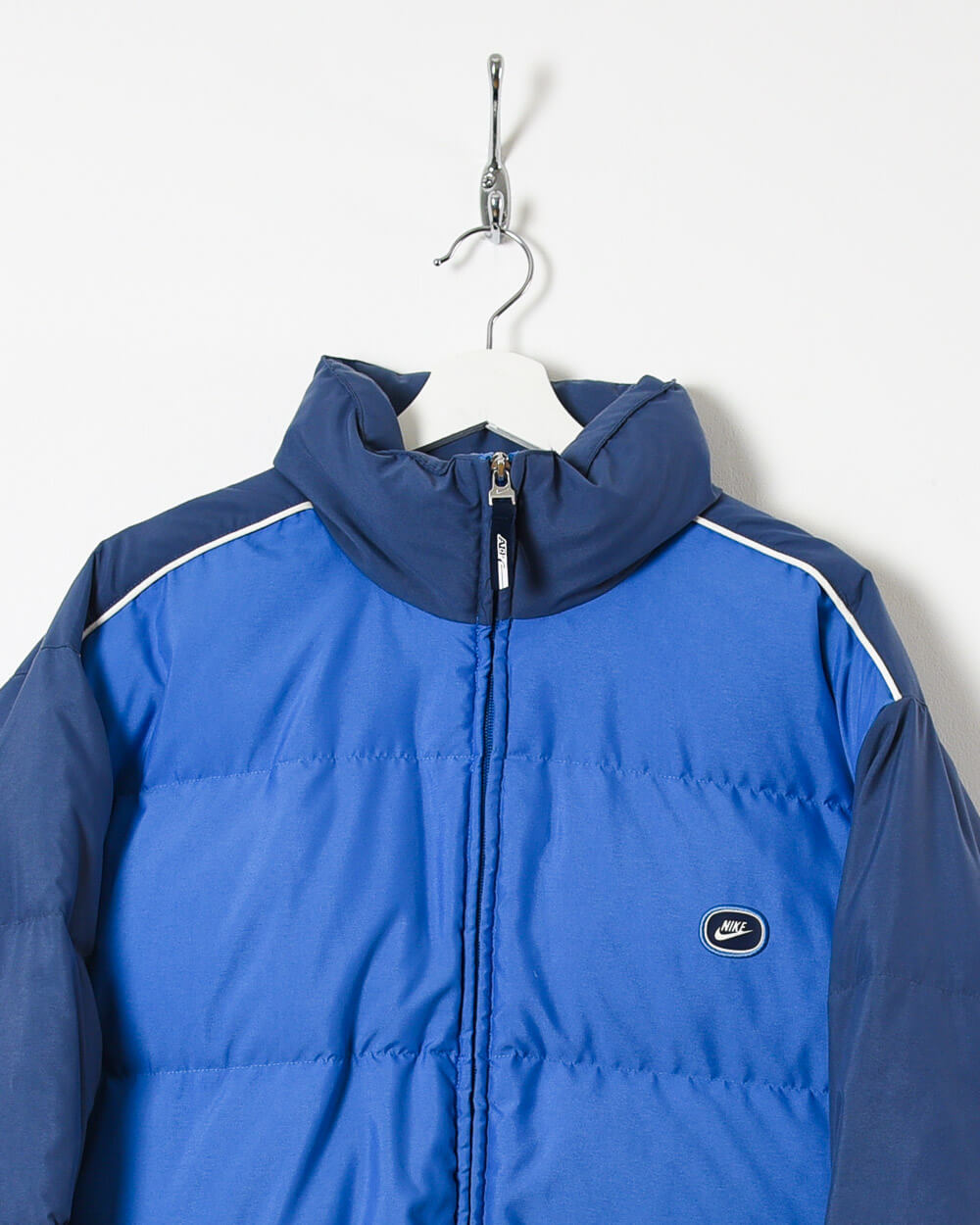 Blue Nike Puffer Jacket - Large
