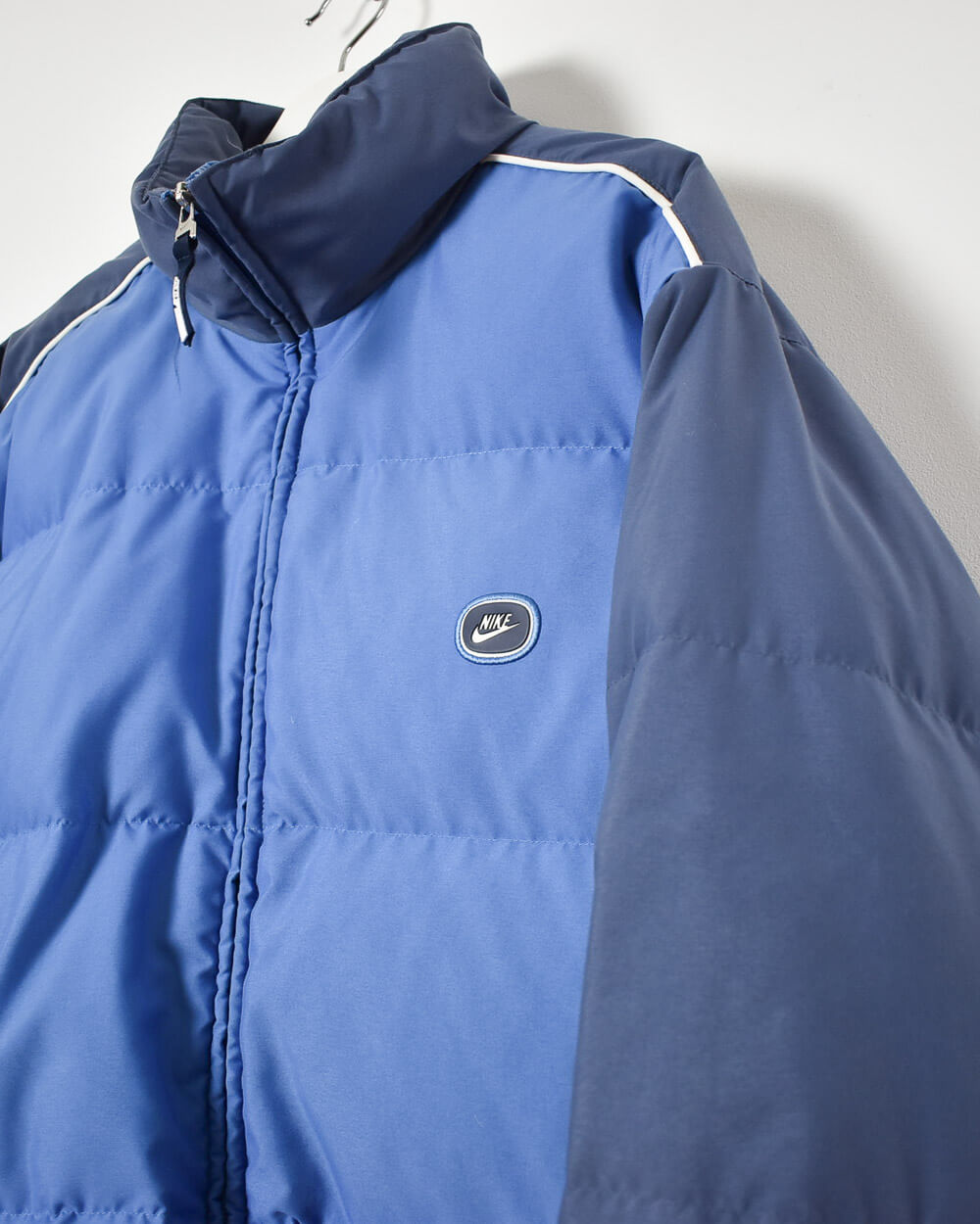 Blue Nike Puffer Jacket - Large