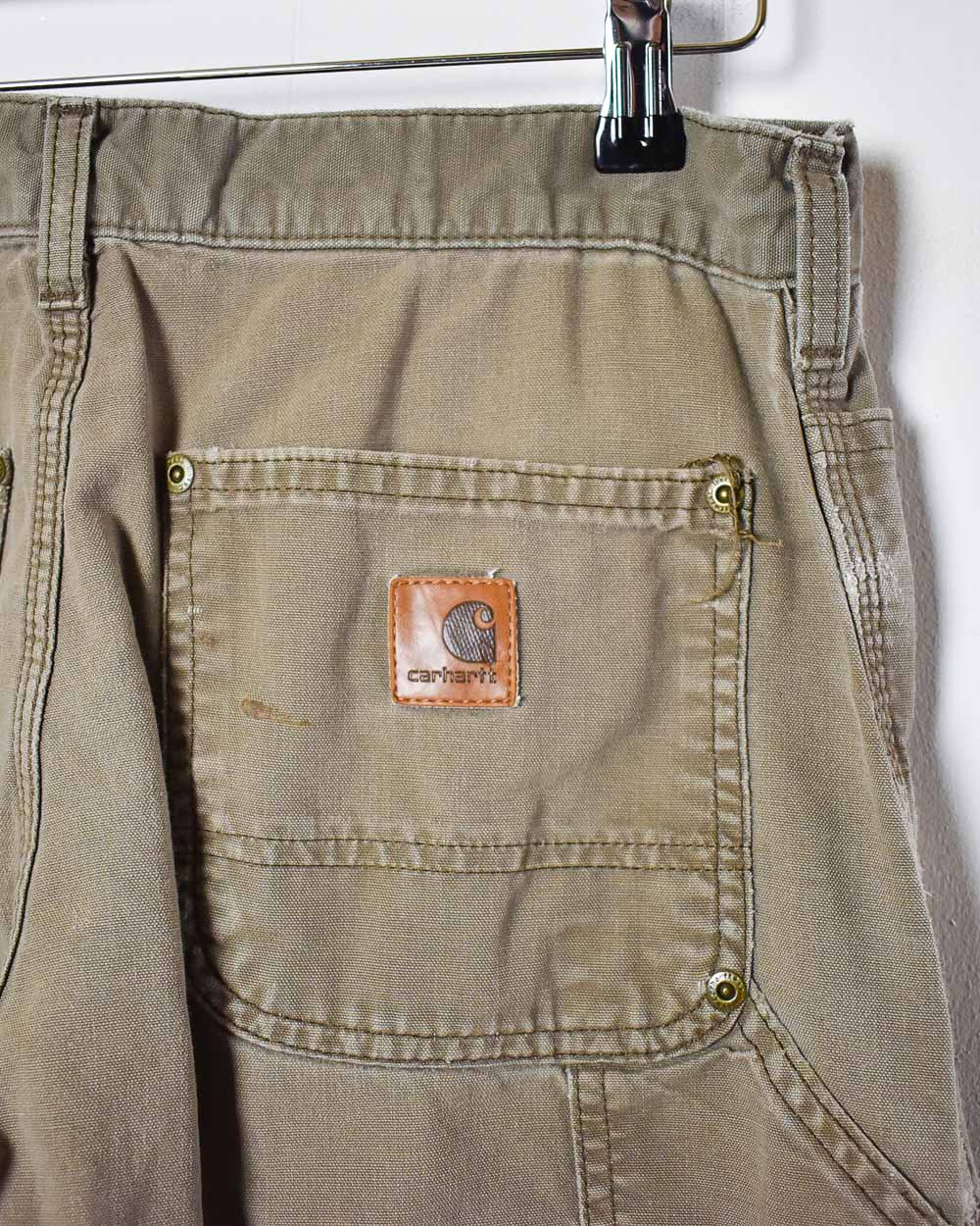 Brown Carhartt Double Knee Carpenter Jeans - W30 L30