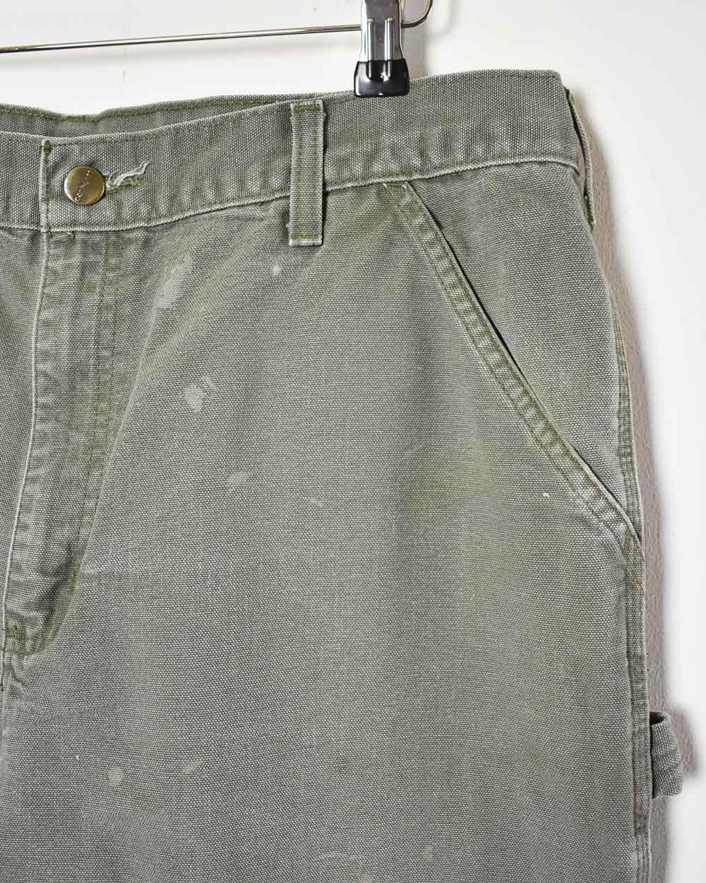 Green Carhartt Carpenter Jeans - W34 L30