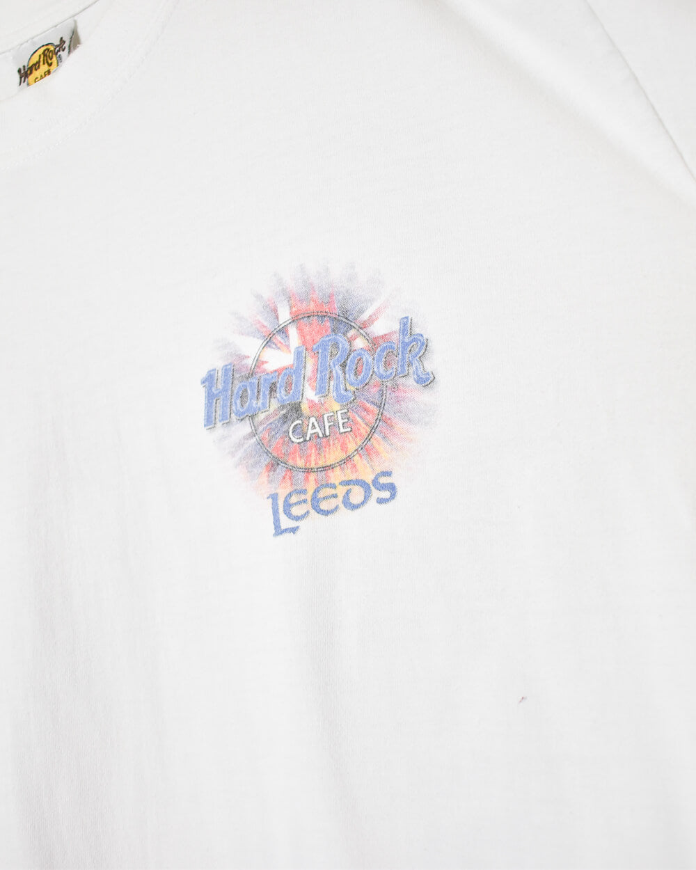 White Hard Rock Cafe Leeds T-Shirt - Medium