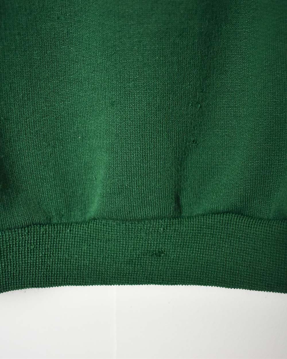 Blue Lotto Double Collar 1/4 Zip Sweatshirt - Small