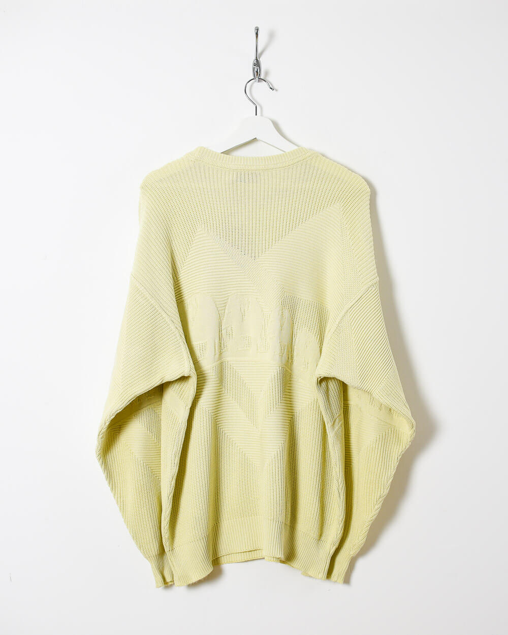 Yellow Carlo Colucci Knitted Sweatshirt - Large