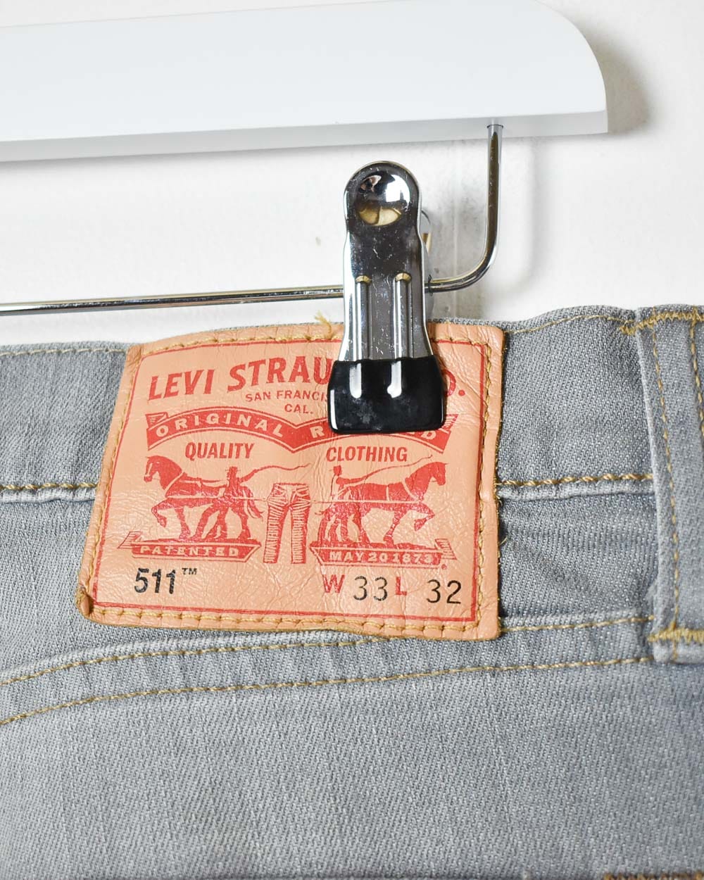 Grey Levi's 511 Jeans - W32 L31