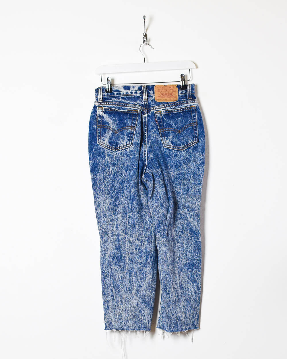 Blue Levi's Women's Stone Washed Cut-Off Jeans - W28 L22