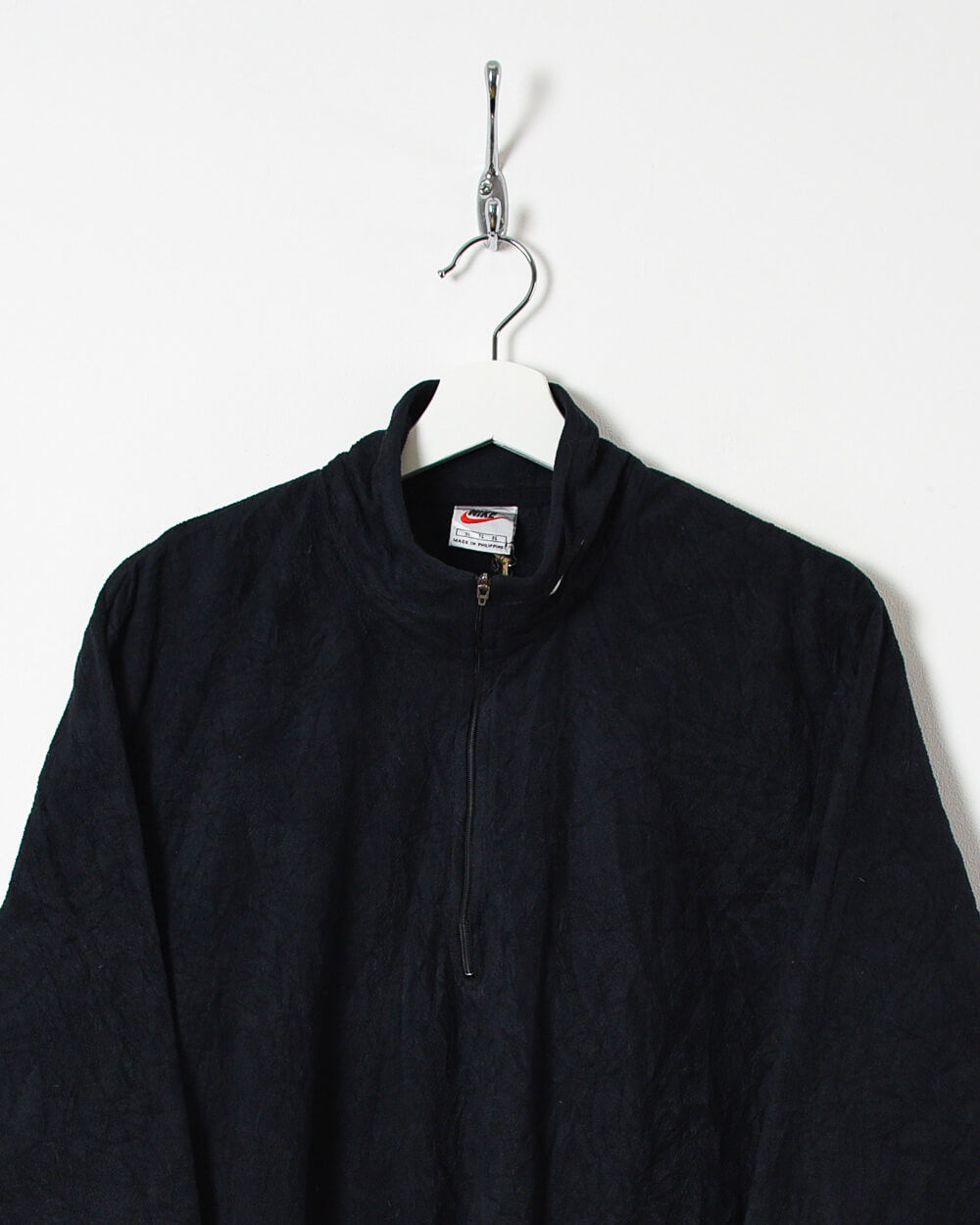 Black Nike 1/4 Zip Fleece - Large