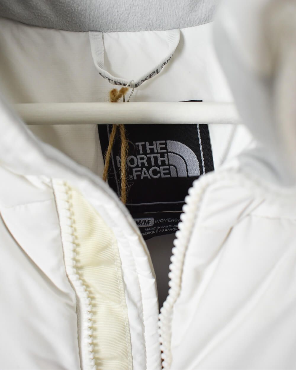 White The North Face Women's 700 Down Gilet - Medium