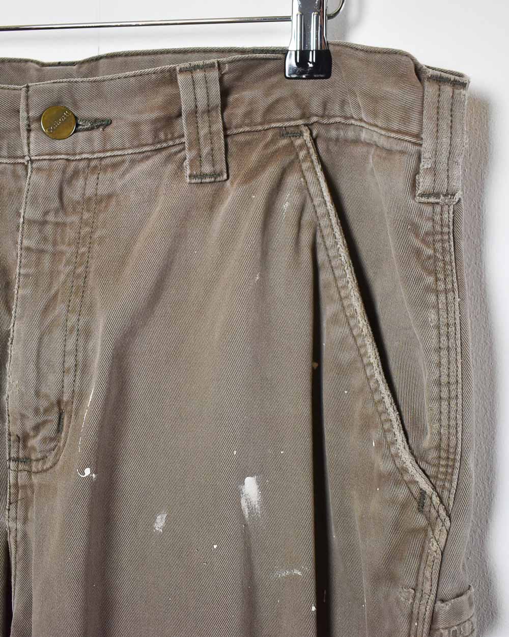 Brown Carhartt Carpenter Jeans - W34 L32