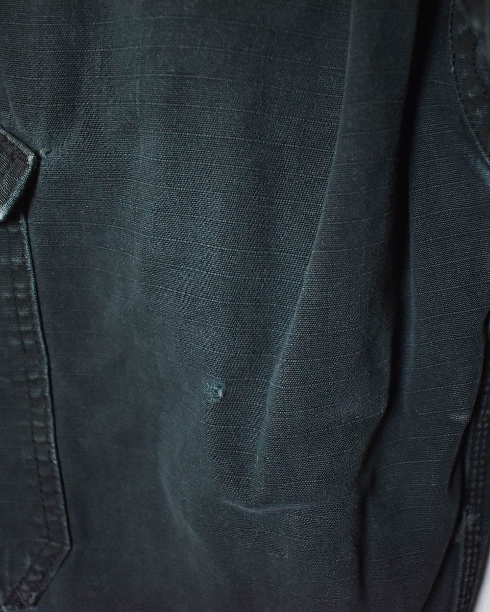 Black Carhartt Distressed Double Knee Carpenter Cargo Jeans - W32 L34