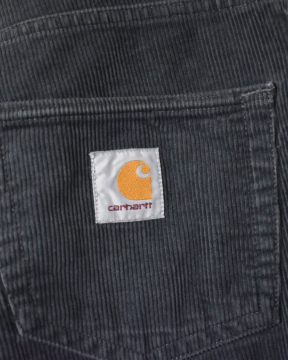 Black Carhartt WIP Corduroy Jeans - W31 L32
