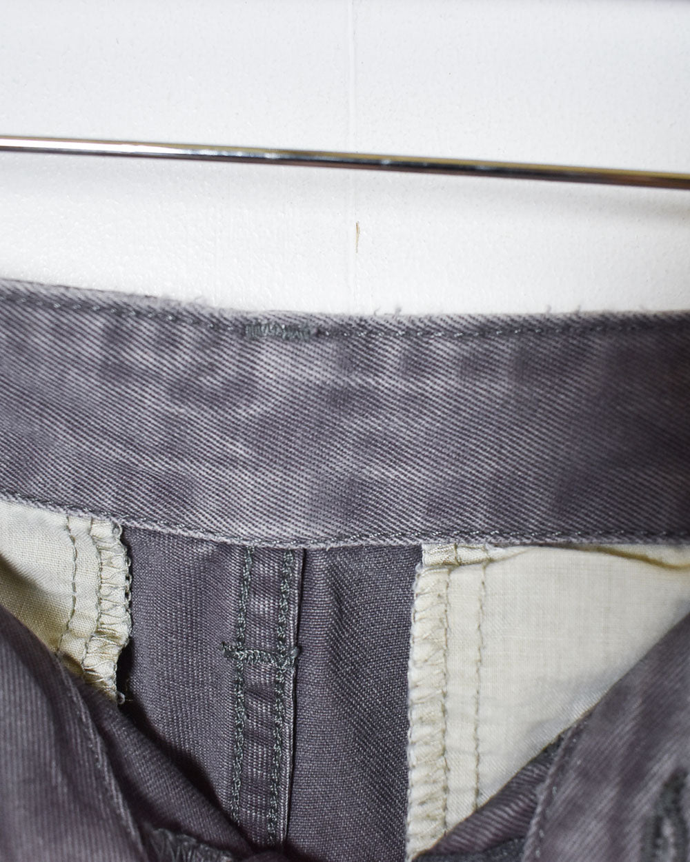 Grey Carhartt Double Knee Carpenter Cargo Jeans - W38 L30