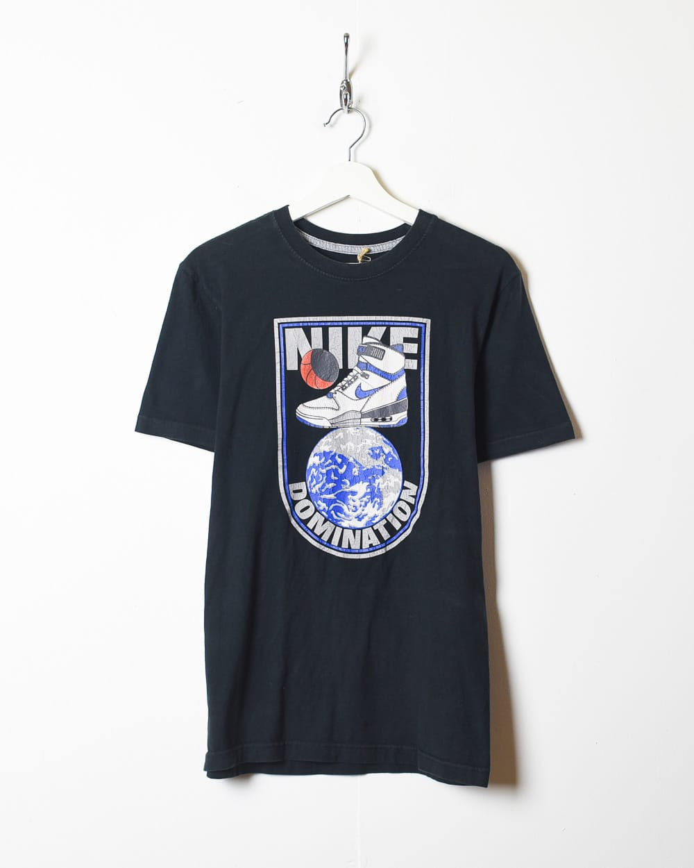 Vintage 00s Black Nike Domination T-Shirt - Small Cotton – Domno